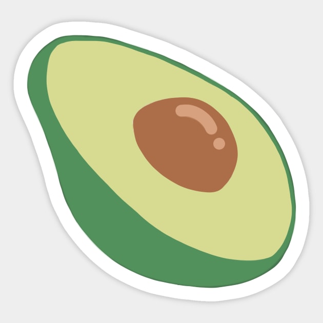 Avocado Sticker by zalmonella